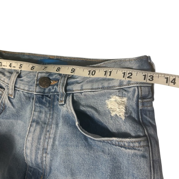 M.i .h Mimi Straight Leg High Waisted Denim Jeans Sz 25 - Picture 14 of 14